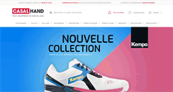 Desktop Screenshot of casal-handball.com