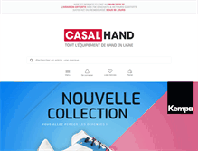 Tablet Screenshot of casal-handball.com